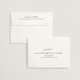 "Handwritten Letter" - Wedding Thank You Cards in Blue Velvet by Helena Vitto - FREE Recipient Addressing