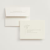 "Modern Aligned" - Flat Wedding Thank You Cards in Champagne by Carolyn MacLaren - FREE Recipient Addressing