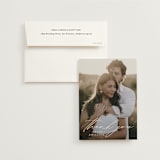 "Delicate Script" - Wedding Thank You Cards in Ivory by Angela Thompson - Front