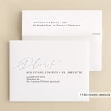 "Corner" - Wedding Thank You Cards in Sky by Kelly Schmidt - FREE Recipient Addressing