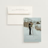 "Warm affection" - Wedding Thank You Cards in Cotton by Stacey Meacham - Front