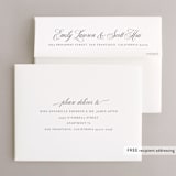"Charleston" - Wedding Thank You Cards in Fog by Megan Davis - FREE Recipient Addressing