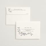 "Sweeping Vine" - Wedding Thank You Cards in Periwinkle by Itsy Belle Studio - FREE Recipient Addressing