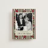 "holiday ribbon" - Wedding Thank You Cards in Ruby by Jackie Crawford - Front
