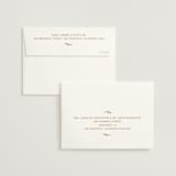 "Classic and Floral" - Wedding Thank You Cards in Bark by Jen Ramsey - FREE Recipient Addressing