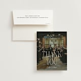 "Hayes" - Wedding Thank You Cards in Forest by Blustery August - Front