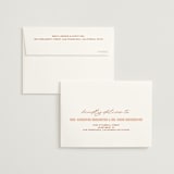 "Typographical Poster" - Wedding Thank You Cards in Blush by Stacey Day - FREE Recipient Addressing