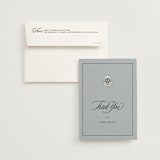 "Sophistique" - Wedding Thank You Cards in Linen by Cindy Reynolds - Front