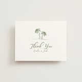 "Alento" - Wedding Thank You Cards in Celeste by Pati Cascino - Front