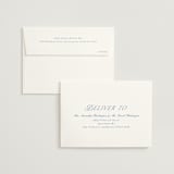"Luxe" - Wedding Thank You Cards in Ocean by Baumbirdy - FREE Recipient Addressing
