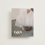 "monogram square" - Wedding Thank You Cards in Charcoal by Lori Wemple - Front