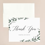 "Floral Wreath" - Wedding Thank You Cards in Fresh by Kelly Schmidt - Front