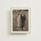 "Summer Linen" - Wedding Thank You Cards in Garden by Kelly Schmidt - Front