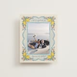 "Amalfi Coast Wedding" - Wedding Thank You Cards in Aqua by Chris Griffith - Front