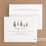 "montagna" - Wedding Thank You Cards in Forest by Petra Kern - FREE Recipient Addressing