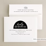 "Little party big love" - Wedding Thank You Cards in Noir by Jessica Corliss - FREE Recipient Addressing