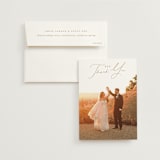 "Floral Arch" - Wedding Thank You Cards in Spring by Phrosné Barwood - Front