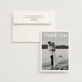 "News!" - Wedding Thank You Cards in Blackberry by Claudia Orengo - Front