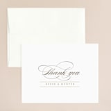 "Valencay" - Wedding Thank You Cards in Silk by chocomocacino - Front