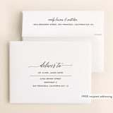 "Someone Like You" - Wedding Thank You Cards in Tuxedo by Design Lotus - FREE Recipient Addressing