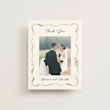 "Barolo" - Wedding Thank You Cards in Deep Blush by Pati Cascino - Front