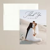 "Ocean Vibes" - Wedding Thank You Cards in Sky by Marina Onoprienko - Front