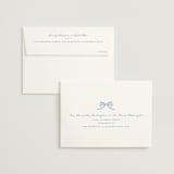 "Bow Frame" - Wedding Thank You Cards in Lagoon by Leah Bisch - FREE Recipient Addressing