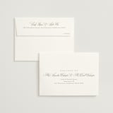 "Chic Script" - Wedding Thank You Cards in Garden by Kelly Schmidt - FREE Recipient Addressing
