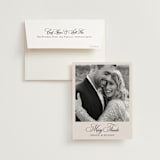 "Sibonie" - Wedding Thank You Cards in Ivory by Melanie Kosuge - Front