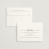"Black Tie Elegance" - Wedding Thank You Cards in Tuxedo by Nicoletta Savod - FREE Recipient Addressing