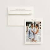 "Classic decorum" - Wedding Thank You Cards in Golden by Stacey Meacham - Front