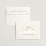 "Modern Romance" - Wedding Thank You Cards in Mocha by Hooray Creative - FREE Recipient Addressing