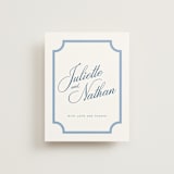 "Marenza" - Wedding Thank You Cards in Bluebell by Jessica Williams - Front