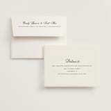 "Chic Union" - Flat Wedding Thank You Cards in Mystic Raven by Cass Loh - FREE Recipient Addressing