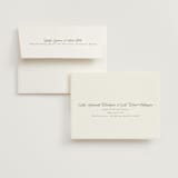 "Carlyle" - Flat Wedding Thank You Cards in Chartreuse by Everett Paper Goods - FREE Recipient Addressing
