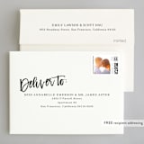 "blithe" - Wedding Thank You Cards in Charcoal by Design Lotus - FREE Recipient Addressing