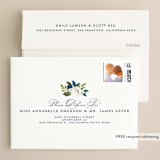 "Our Something Blue" - Wedding Thank You Cards in Ocean by AK Graphics - FREE Recipient Addressing