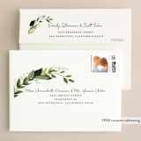 "Vines of Green" - Wedding Thank You Cards in Fern by Susan Moyal - FREE Recipient Addressing
