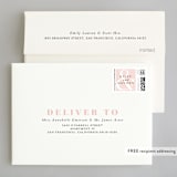 "over and over" - Wedding Thank You Cards in Soft Peach by Lea Delaveris - FREE Recipient Addressing