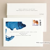 "blue tides" - Wedding Thank You Cards in Sea Blue by Erin Deegan - FREE Recipient Addressing