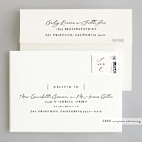 "Eternal" - Wedding Thank You Cards in Ecru by Carly Reed Walker - FREE Recipient Addressing
