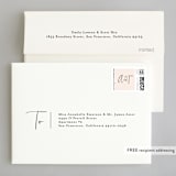 "Just the Two of Us" - Wedding Thank You Cards in Blush by Jennifer Wick - FREE Recipient Addressing