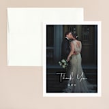 "In Love" - Wedding Thank You Cards in Ink by Carolyn MacLaren - Front