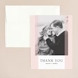 "Transparent" - Wedding Thank You Cards in Magnolia by Erin Deegan - Front