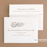 "Wild Flora" - Wedding Thank You Cards in Blossom by Kristen Smith - FREE Recipient Addressing