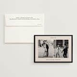 "Borough" - Wedding Thank You Cards in Tuxedo by Inkblot Design - Front