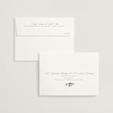 "Wildflower Trellis" - Wedding Thank You Cards in Iris by Everett Paper Goods - FREE Recipient Addressing