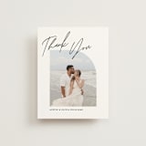 "Merge" - Wedding Thank You Cards in Cloud by Pixel and Hank - Front