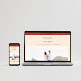 "Mizu Pattern" - Tea Ceremony Invitations in Ruby by Kanika Mathur - FREE Wedding Website