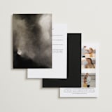 "Bambusa" - Tea Ceremony Invitations in Almond by Anastasia Makarova - Back of Card Options